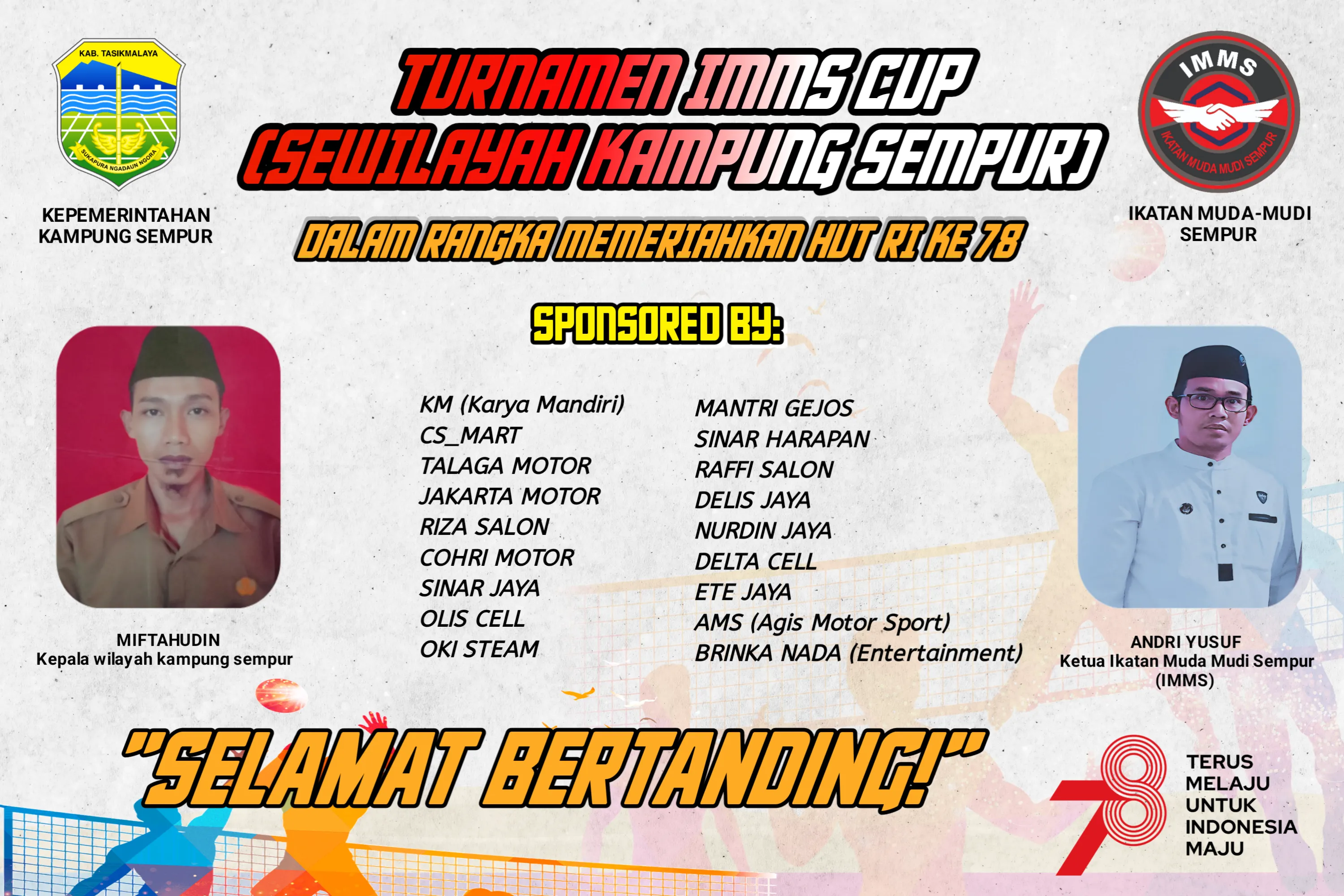 Banner Tournament Bola Volley